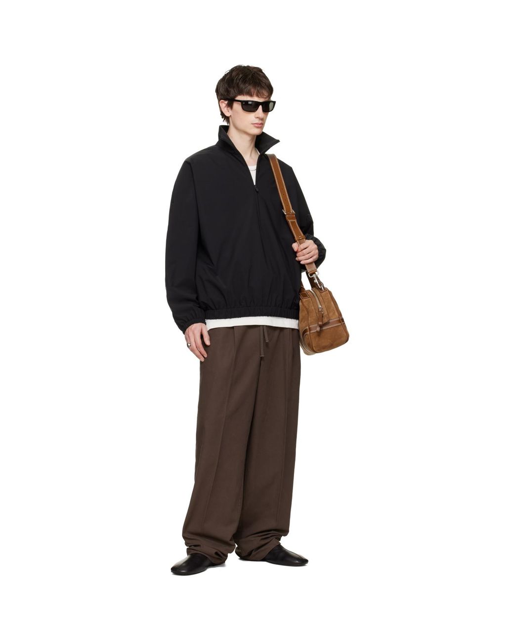 Fear Of God Brown Pleat Front Trousers for men