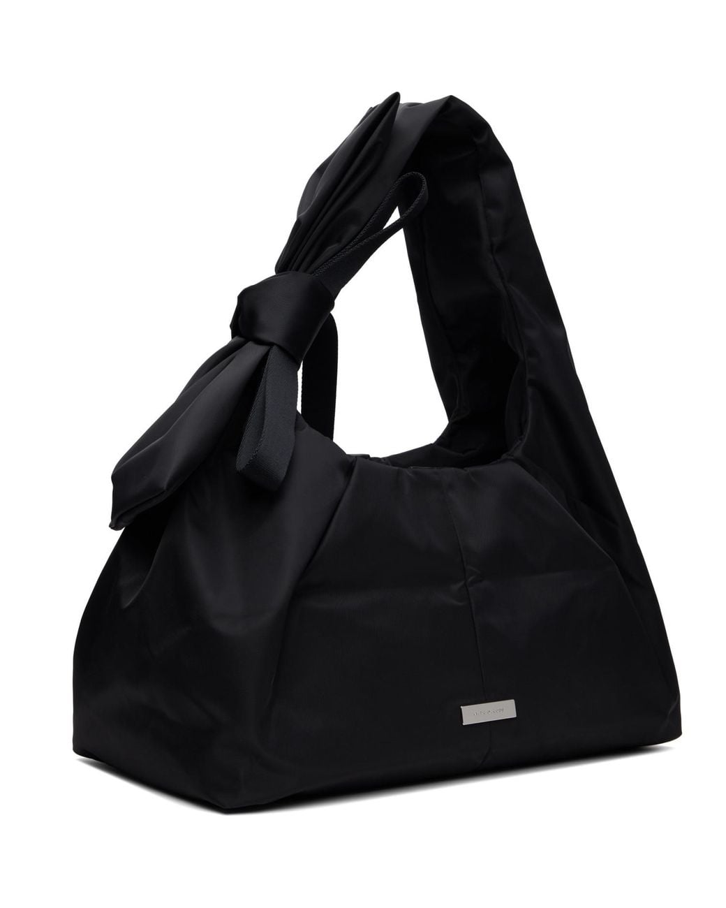 Marc Jacobs Black 'The Bow Nylon Sack' Tote