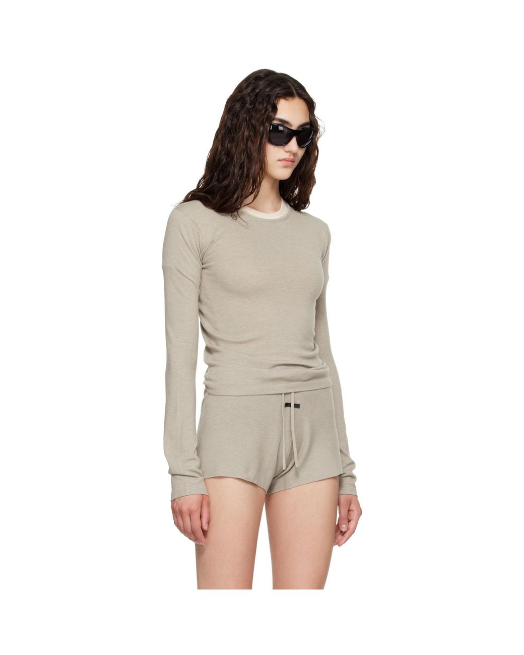 Fear Of God Natural Slim Longsleeve T-Shirt