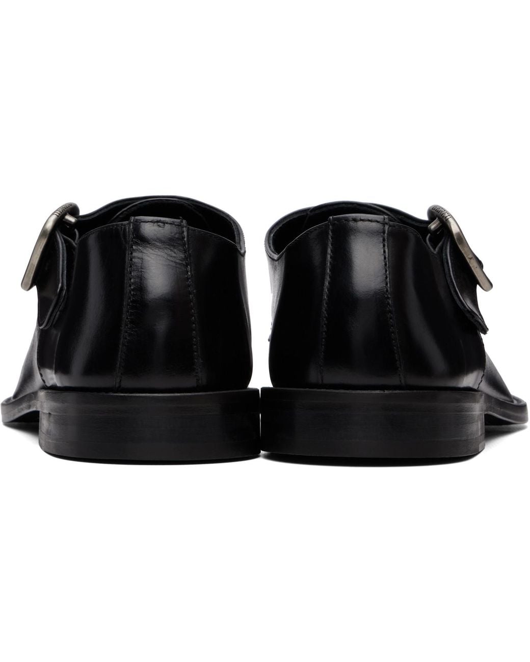 Hereu Black Cintre Monkstraps for men