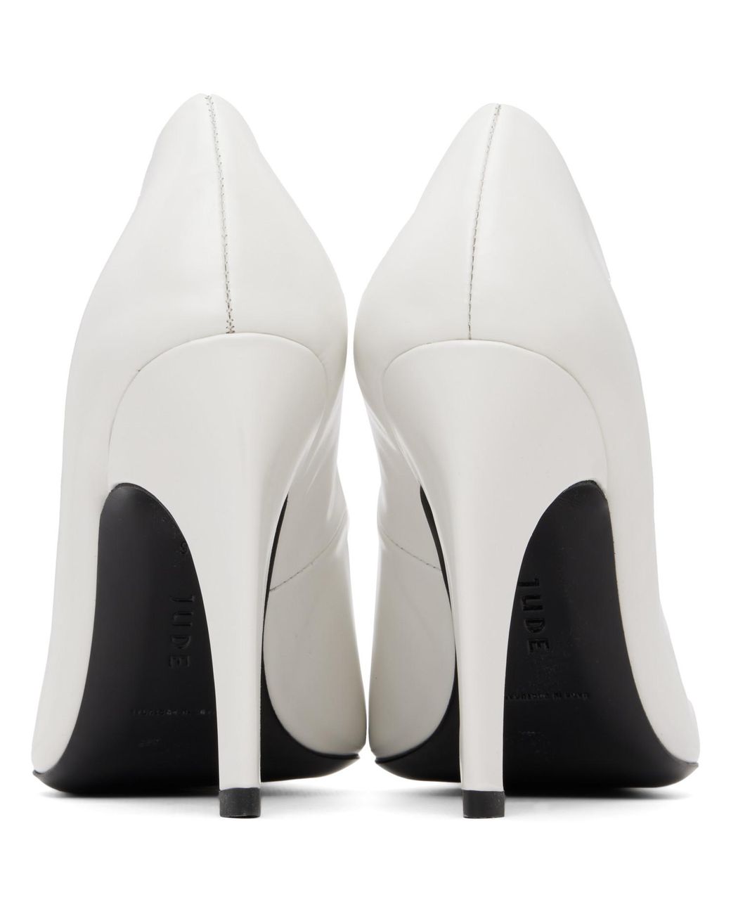 Jude White Fame Pump Heels
