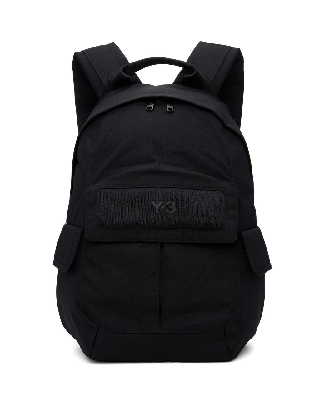 Y-3 Black Small Backpack for men