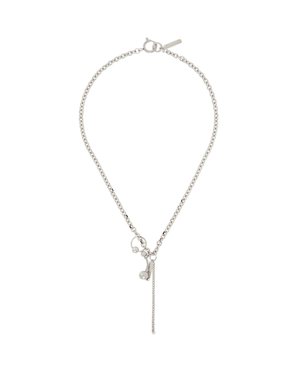 Justine Clenquet Metallic Evie Necklace for men