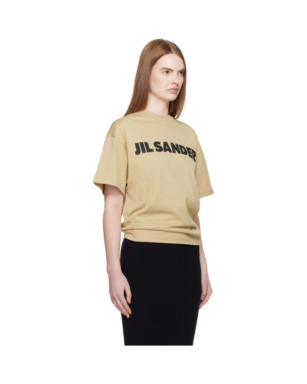 Jil Sander Black Logo T-Shirt