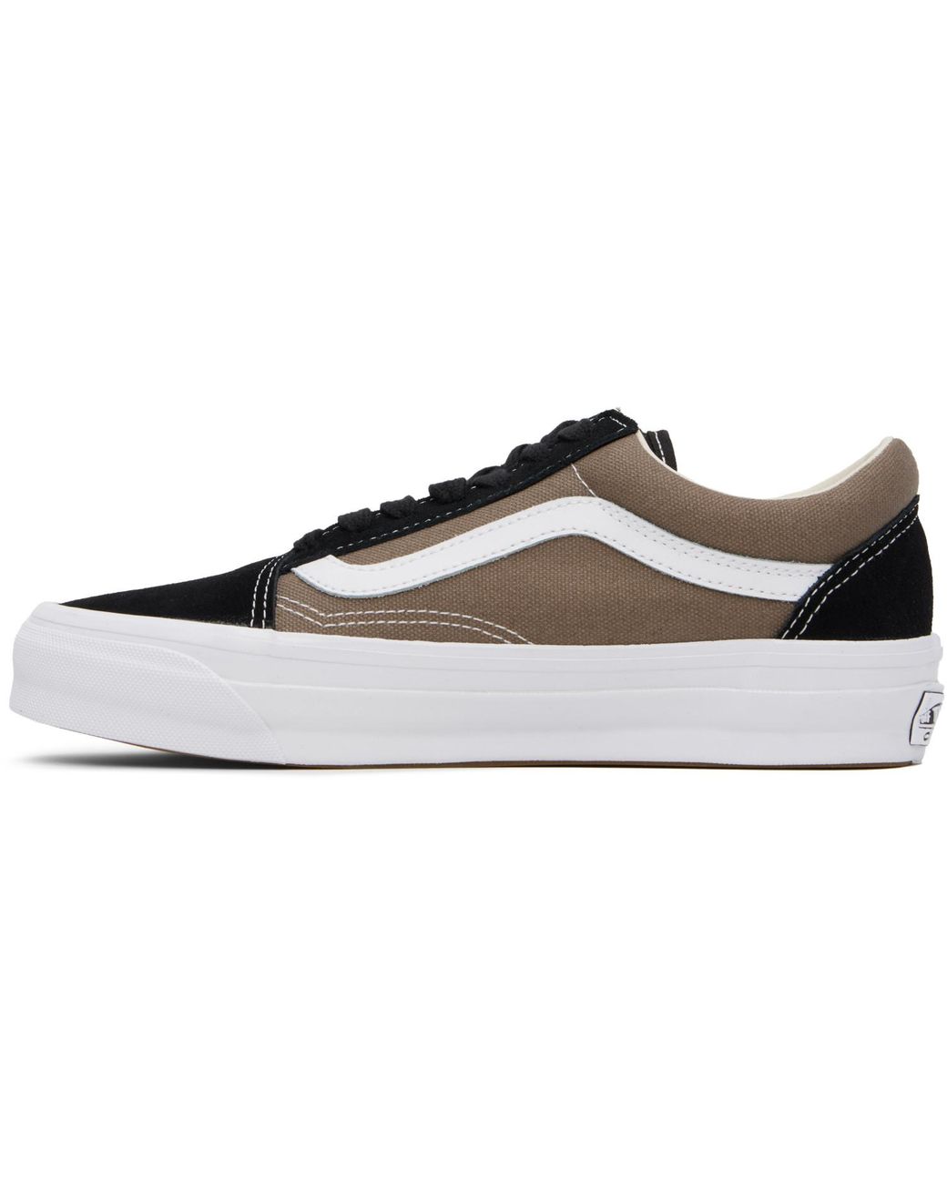 Vans Black Taupe Premium Old Skool Sneakers for men