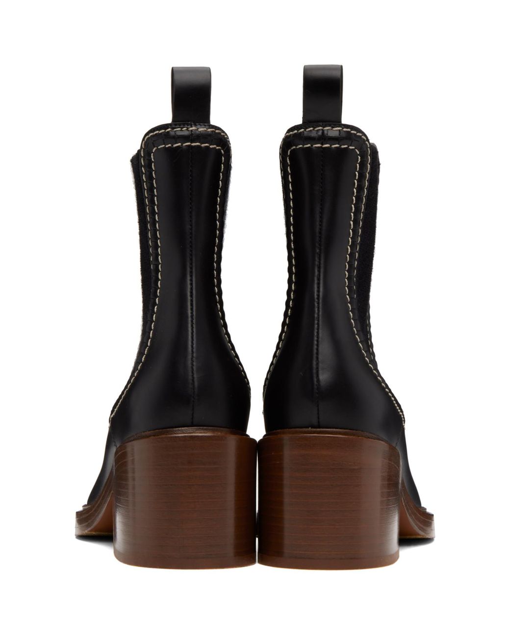 Chloé Black Mallo Boots