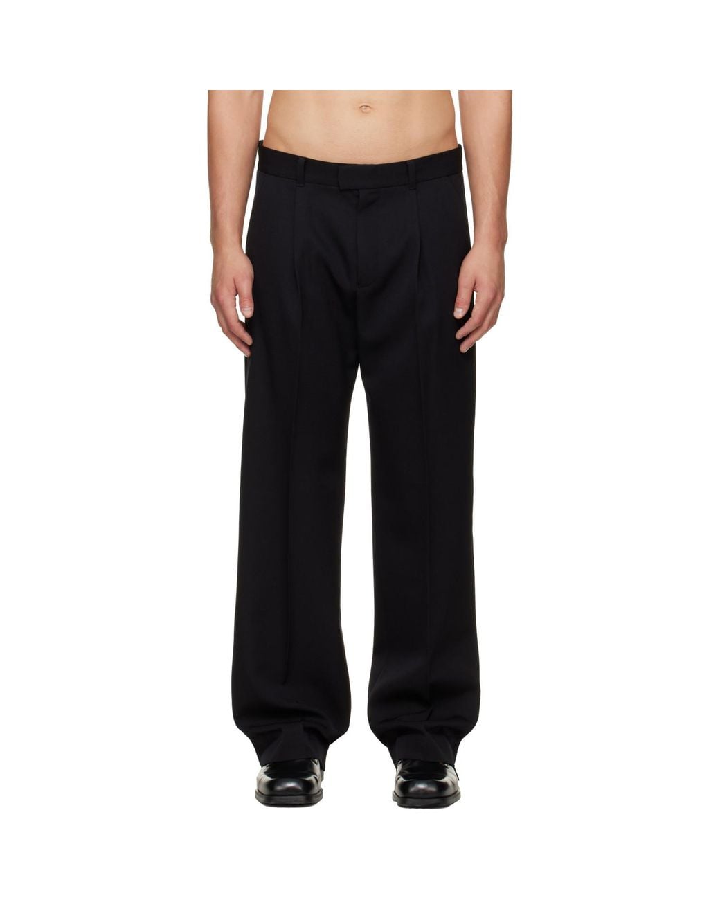 Our Legacy Black Slack Trousers for men