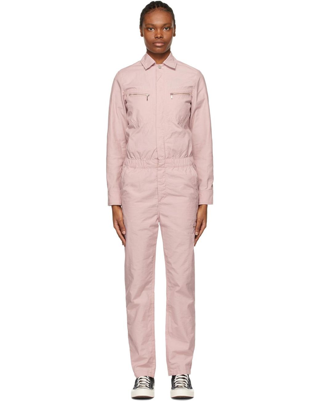 carhartt-wip-boiler-jumpsuit-in-pink-lyst