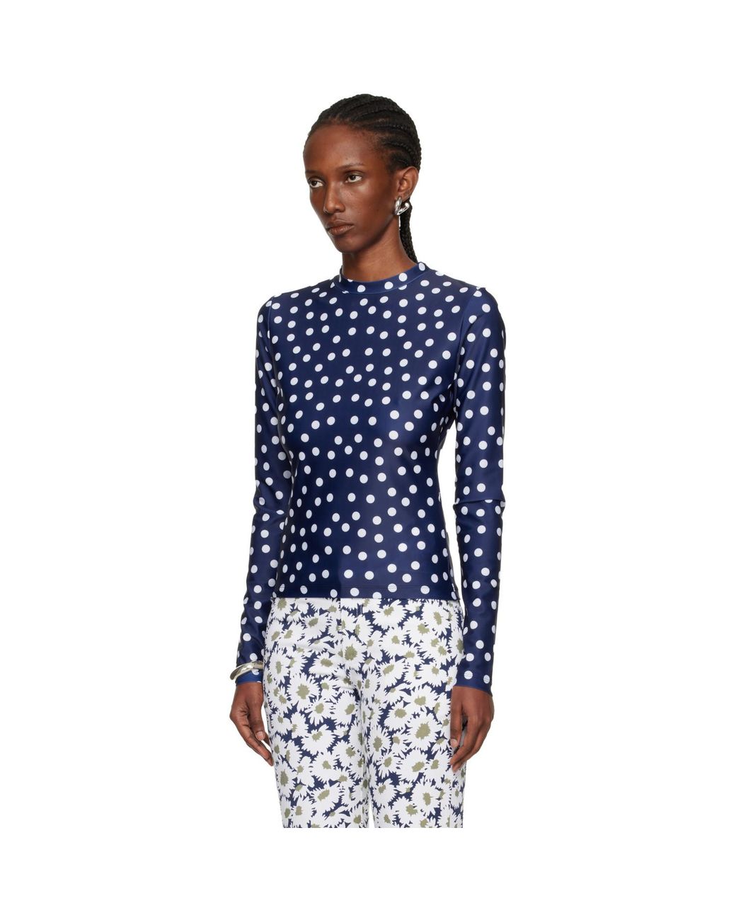 Jean Paul Gaultier Blue 'The Polka-Dot' T-Shirt