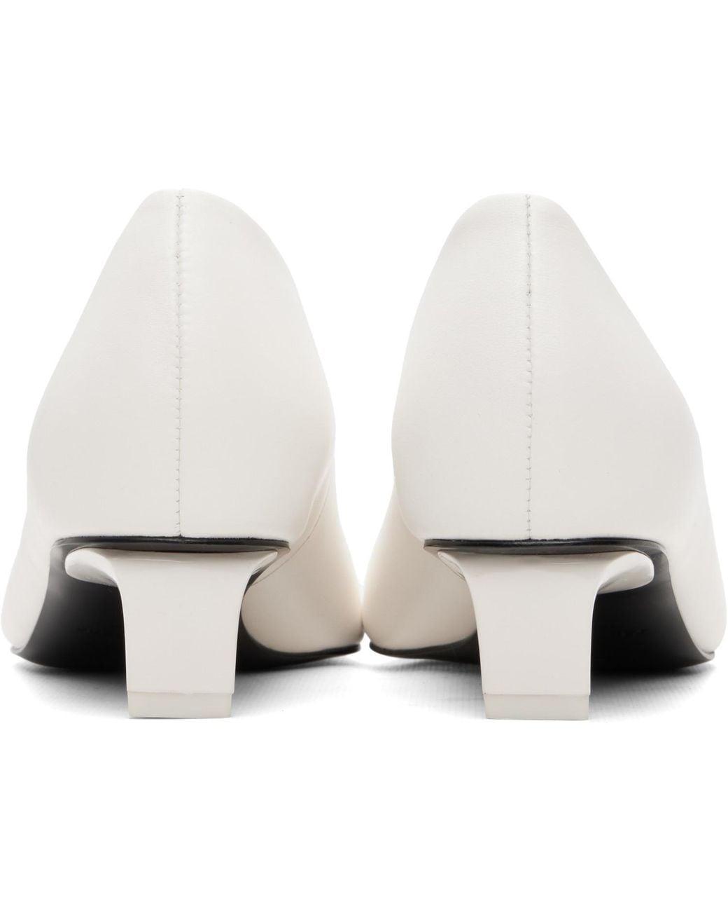 Rag & Bone White Paloma Leather Heels