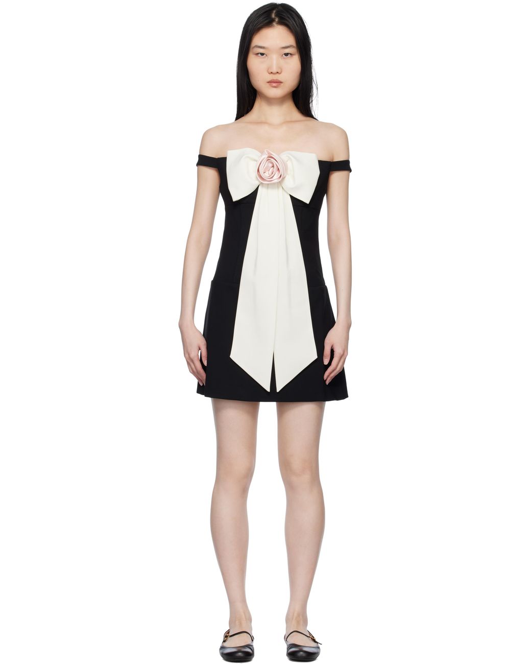 【関税込み】Sandy Liang ブラック Tulips ミニドレス Sandy Liang ブラック Tulips ミニドレス ブラック | Lyst