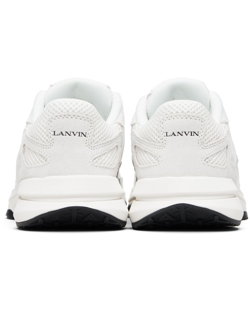 Lanvin Black Off- Jla Mesh Sneakers
