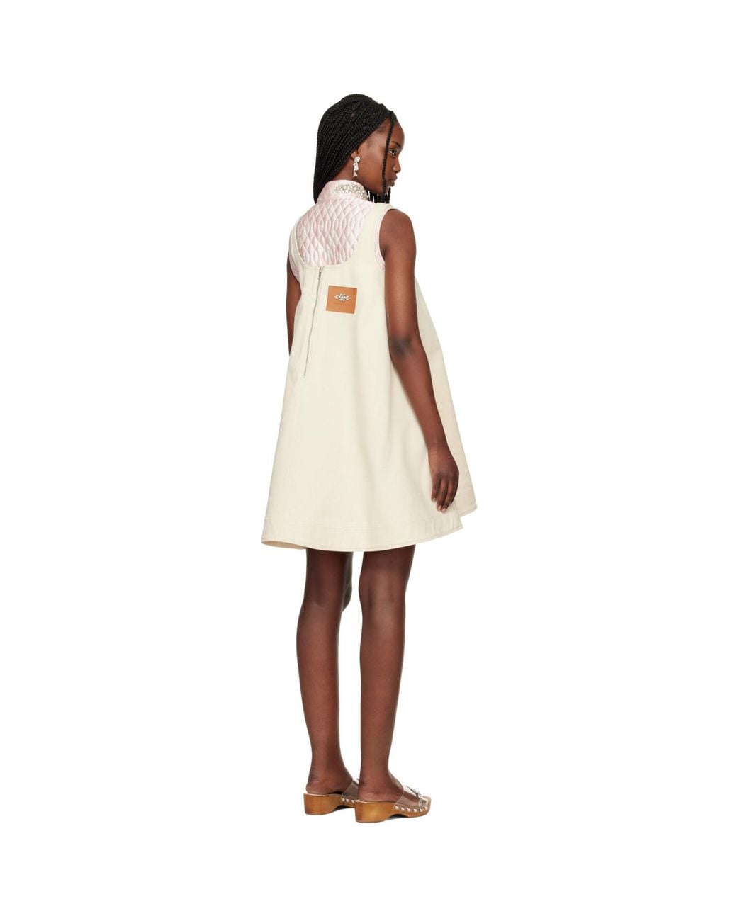 Simone Rocha Black A-Line Minidress