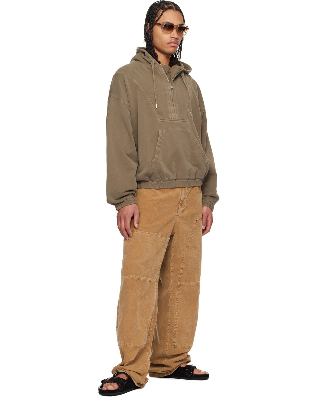 【関税込み】Isabel Marant カーキ Yanis フーディ Isabel Marantのカーキ Yanis フーディがセール中