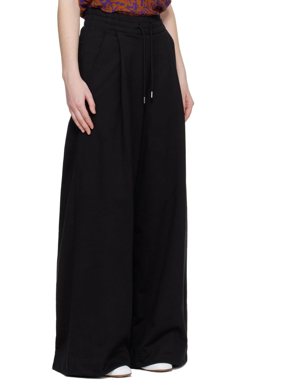 Dries Van Noten Black Loose Sweatpants
