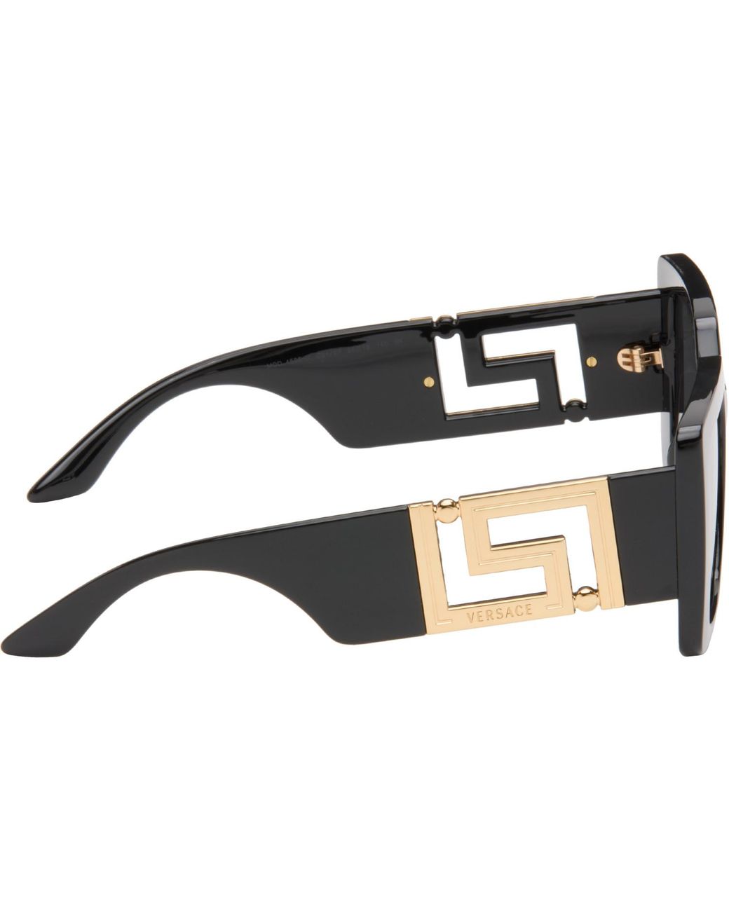 Versace Black Greca Sunglasses