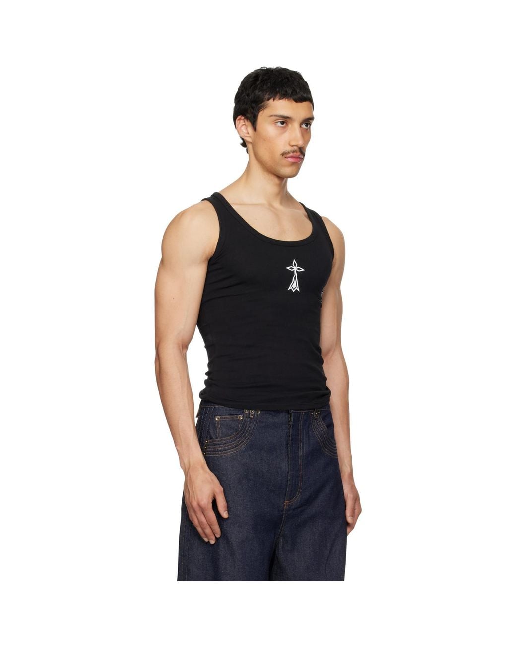 Egonlab Black Breizh Tank Top for men