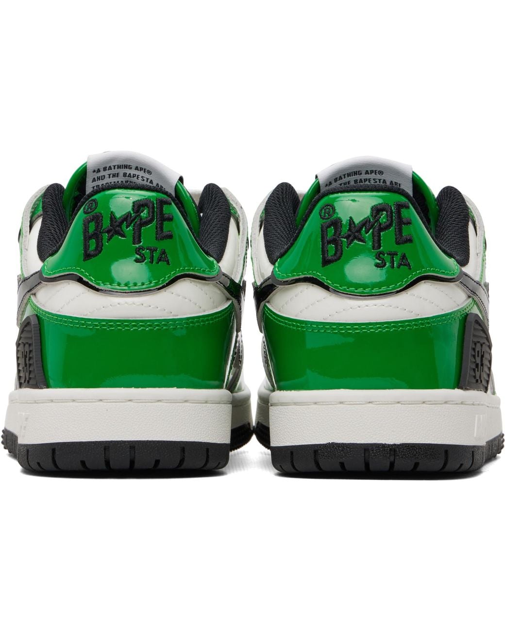 A Bathing Ape Green Sk8 Sta Icon #1 M2 Sneakers for men