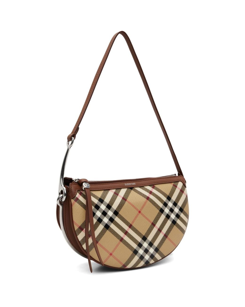 Burberry Metallic Small Bridle Saddle Bag