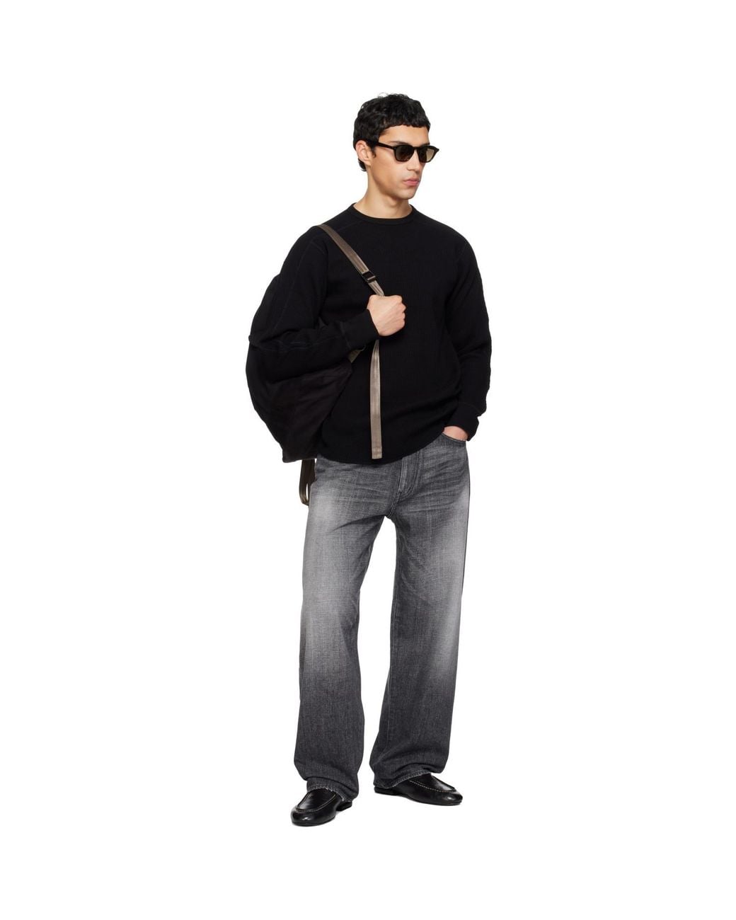 Nanamica Black Selvage Jeans for men