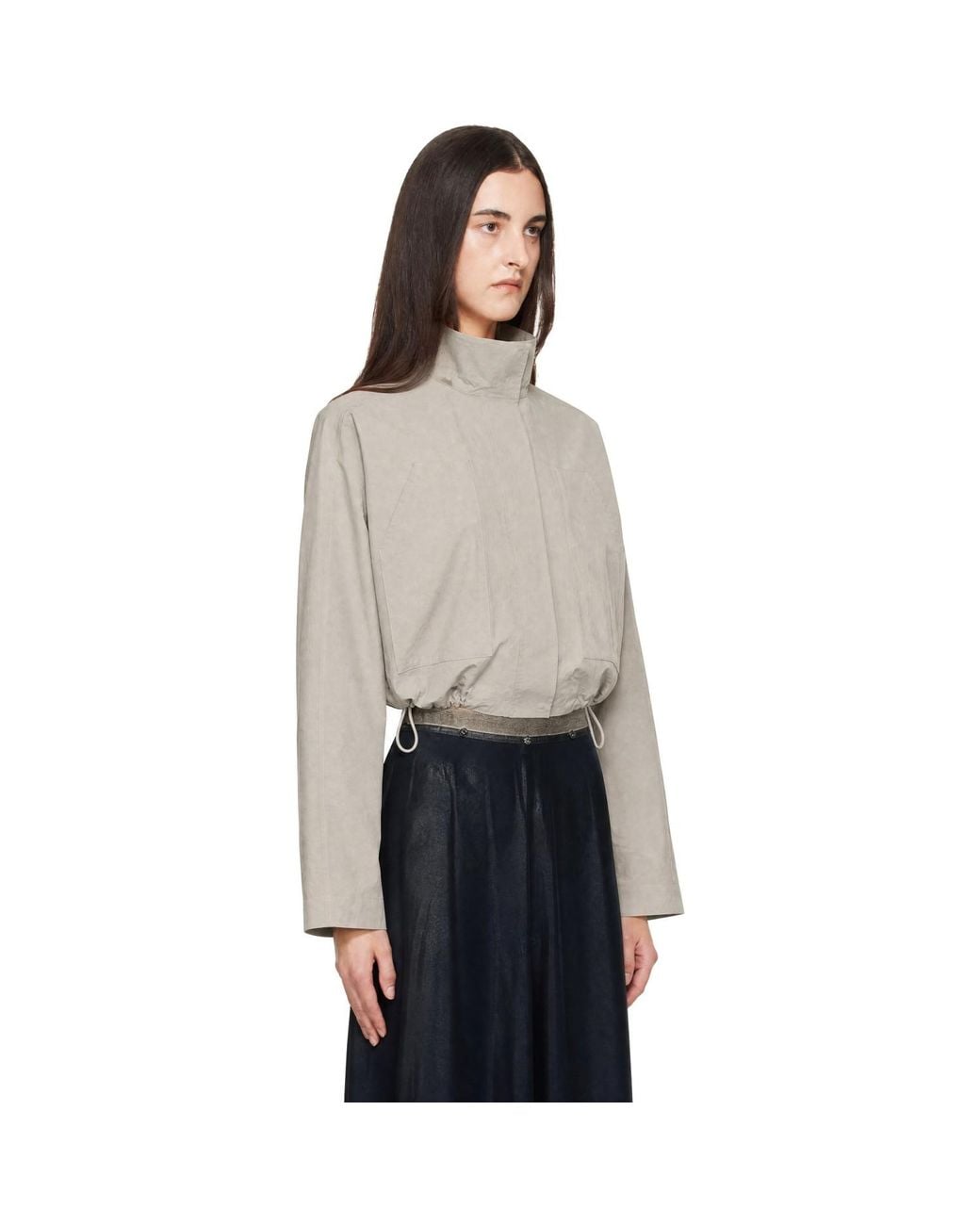 St. Agni Gray Technical Cotton Carpenter Jacket