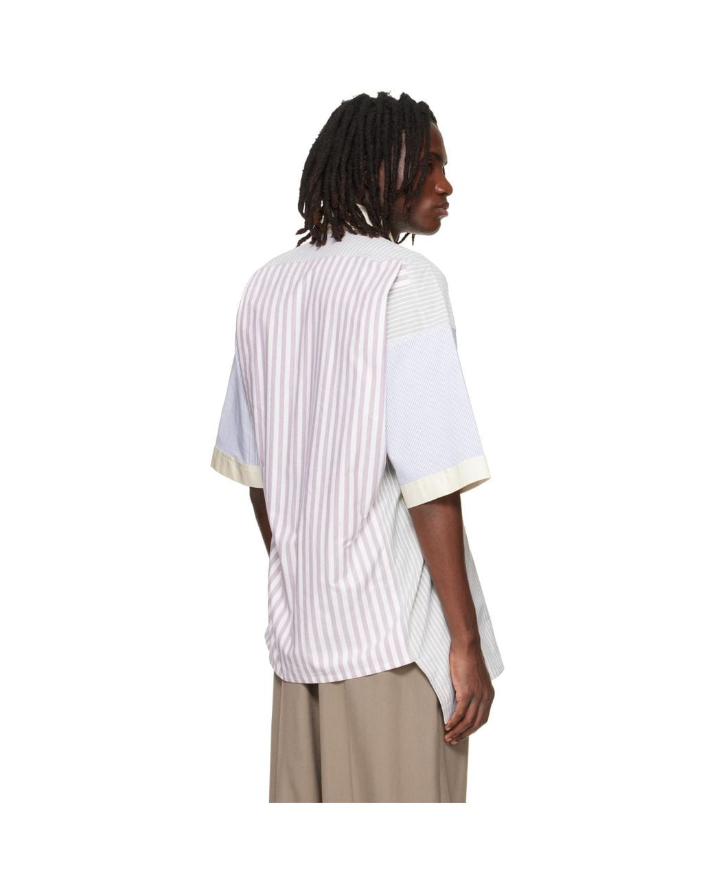 Vivienne Westwood White Asymmetric Collar Shirt for men