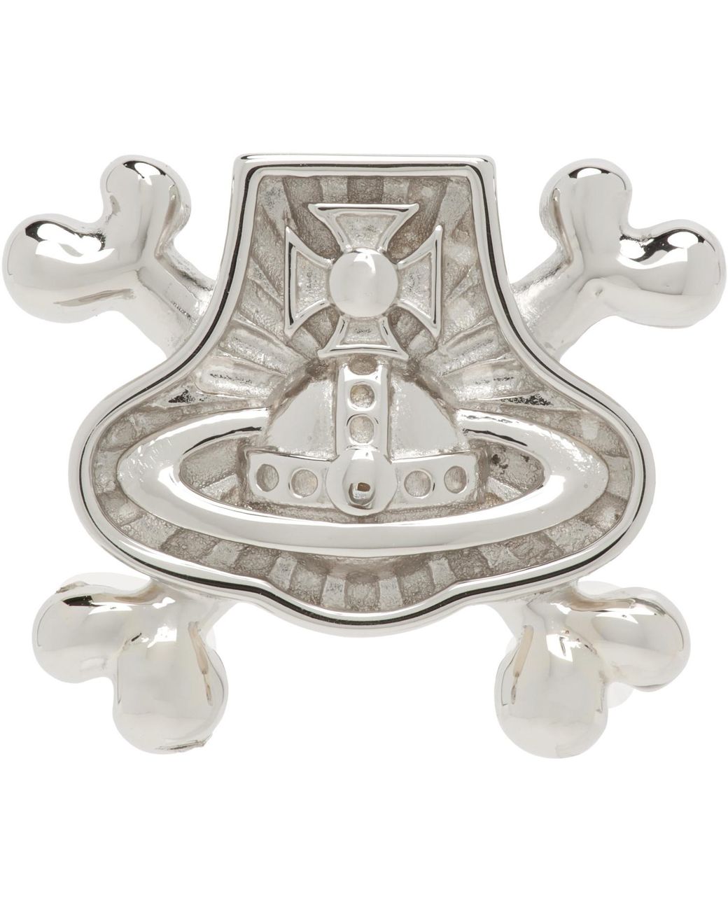 Vivienne Westwood Metallic Cosmo Single Stud Earring for men