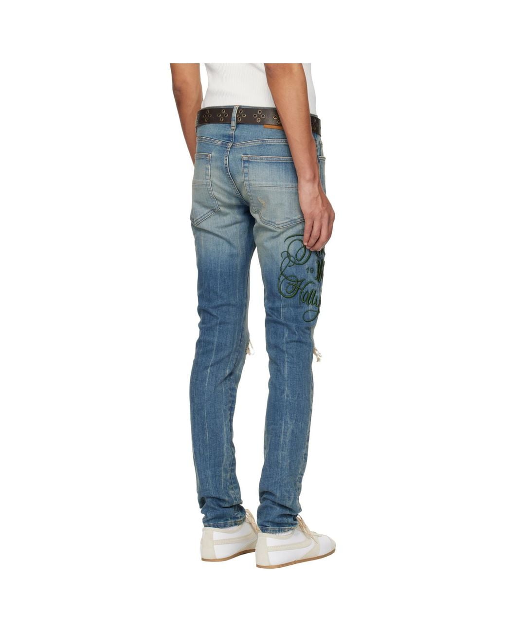Amiri Blue Hollywood' Mx1 Jeans for men