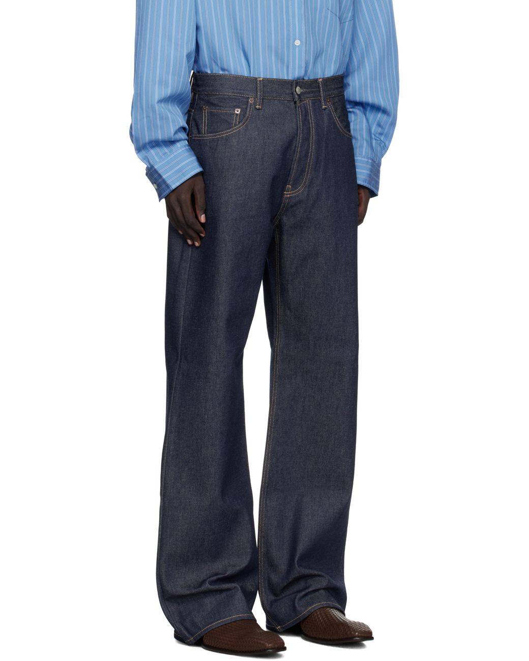 Acne Blue Regular Fit 2021M Jeans for men