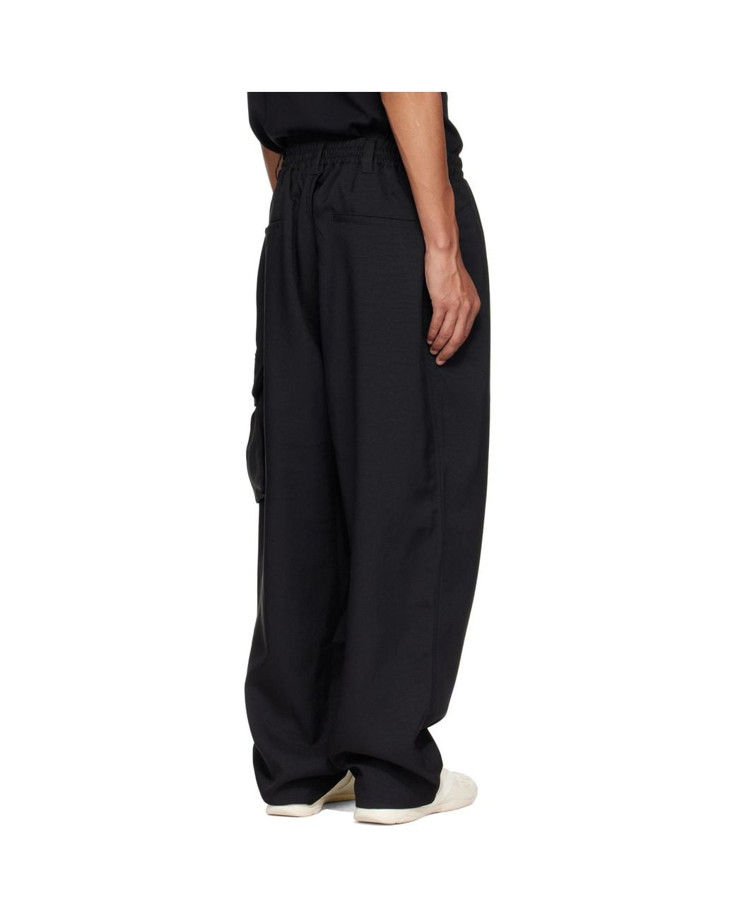 Y-3 Black Sport Uniform Cargo Pants for men