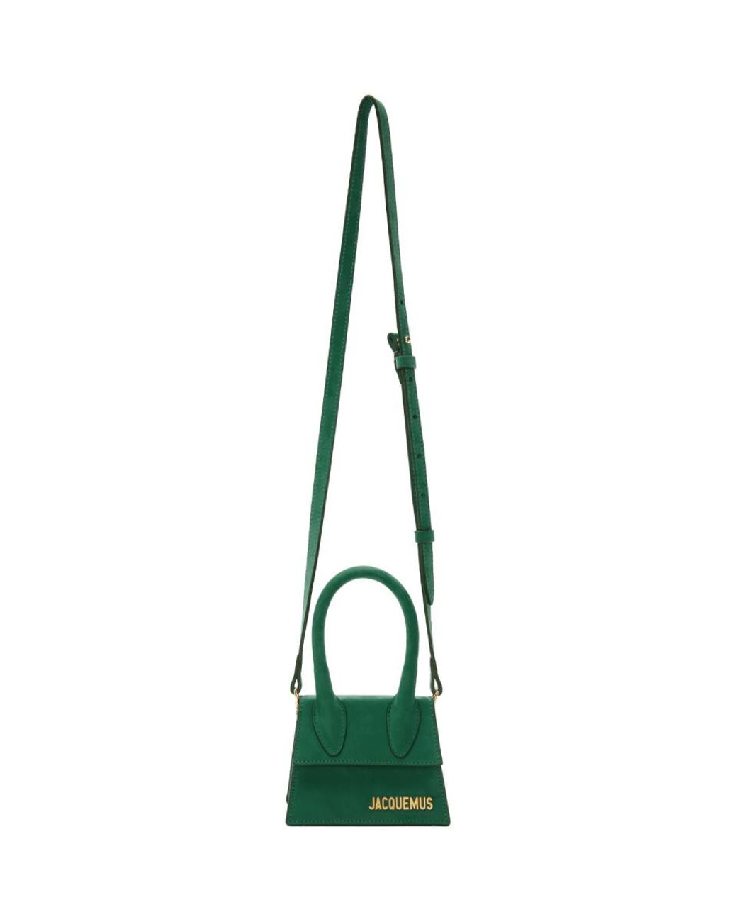 Jacquemus Green Suede Le Sac Chiquito Bag | Lyst Canada