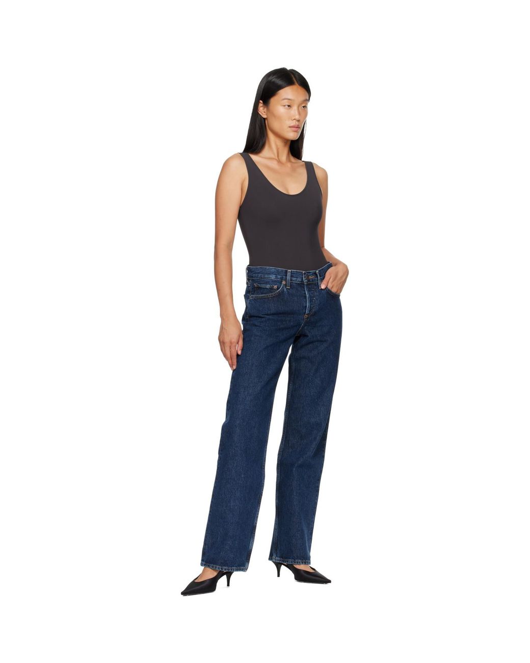 Agolde Blue Tora Bodysuit