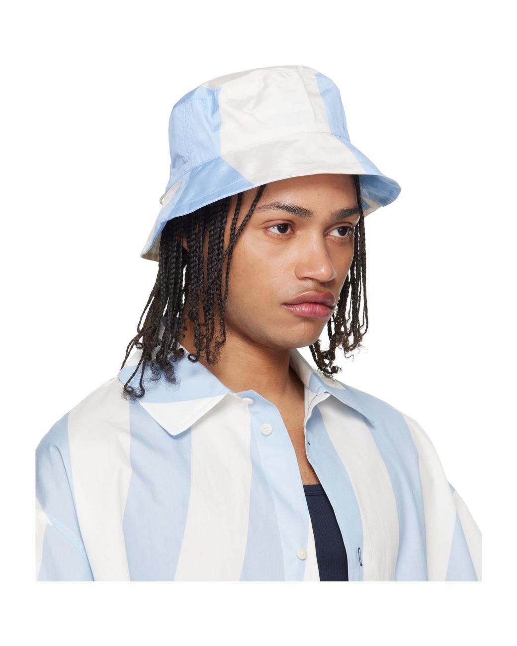 Jacquemus Blue Off- 'The Baluchon' Bucket Hat for men