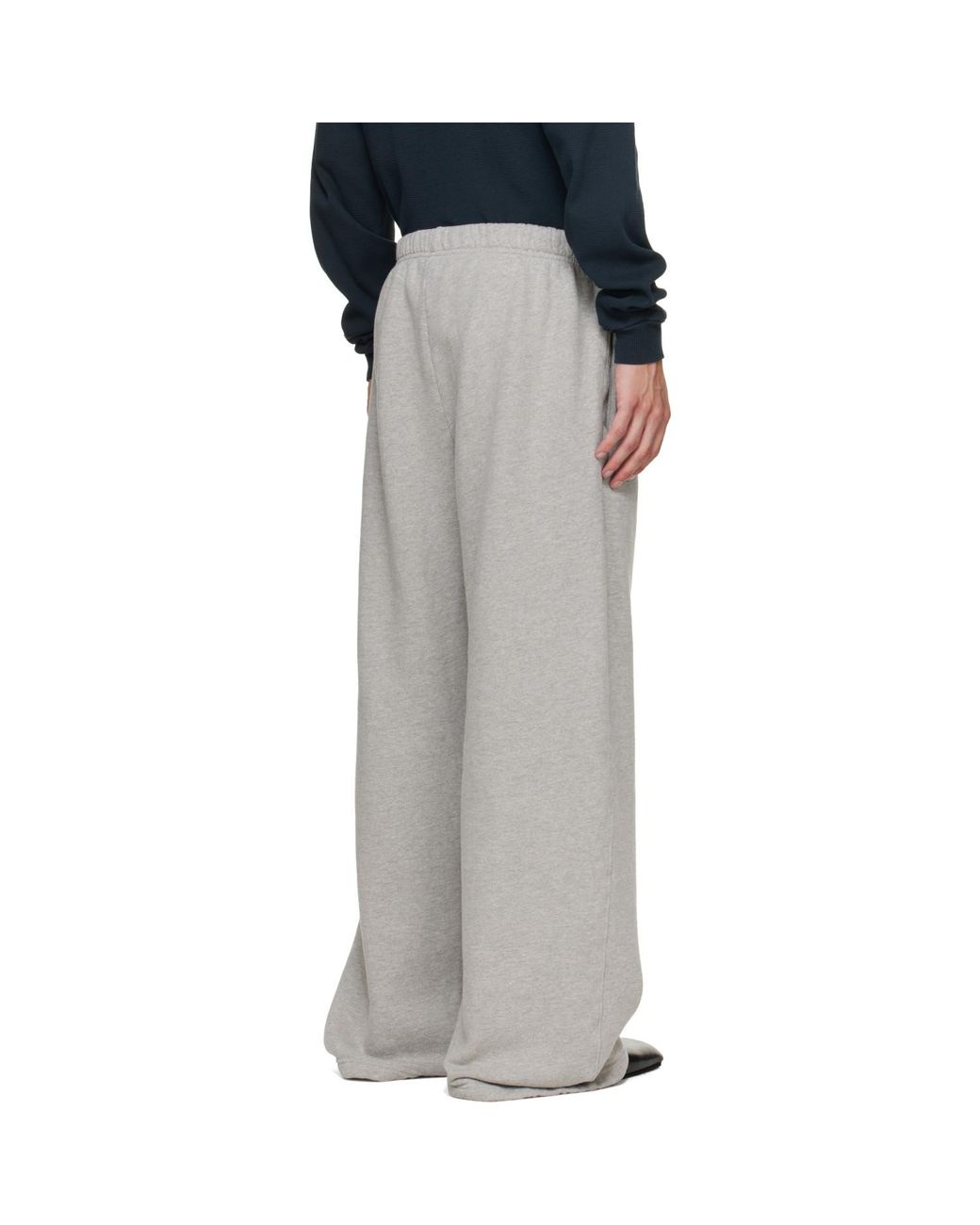 Les Tien Gray Heavyweight Party Sweatpants for men