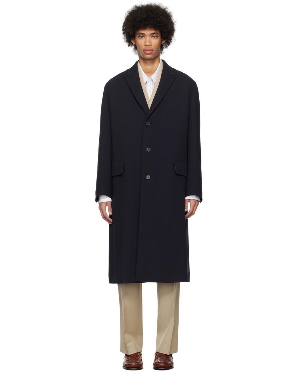 auralee-DARK-NAVY-Chesterfield