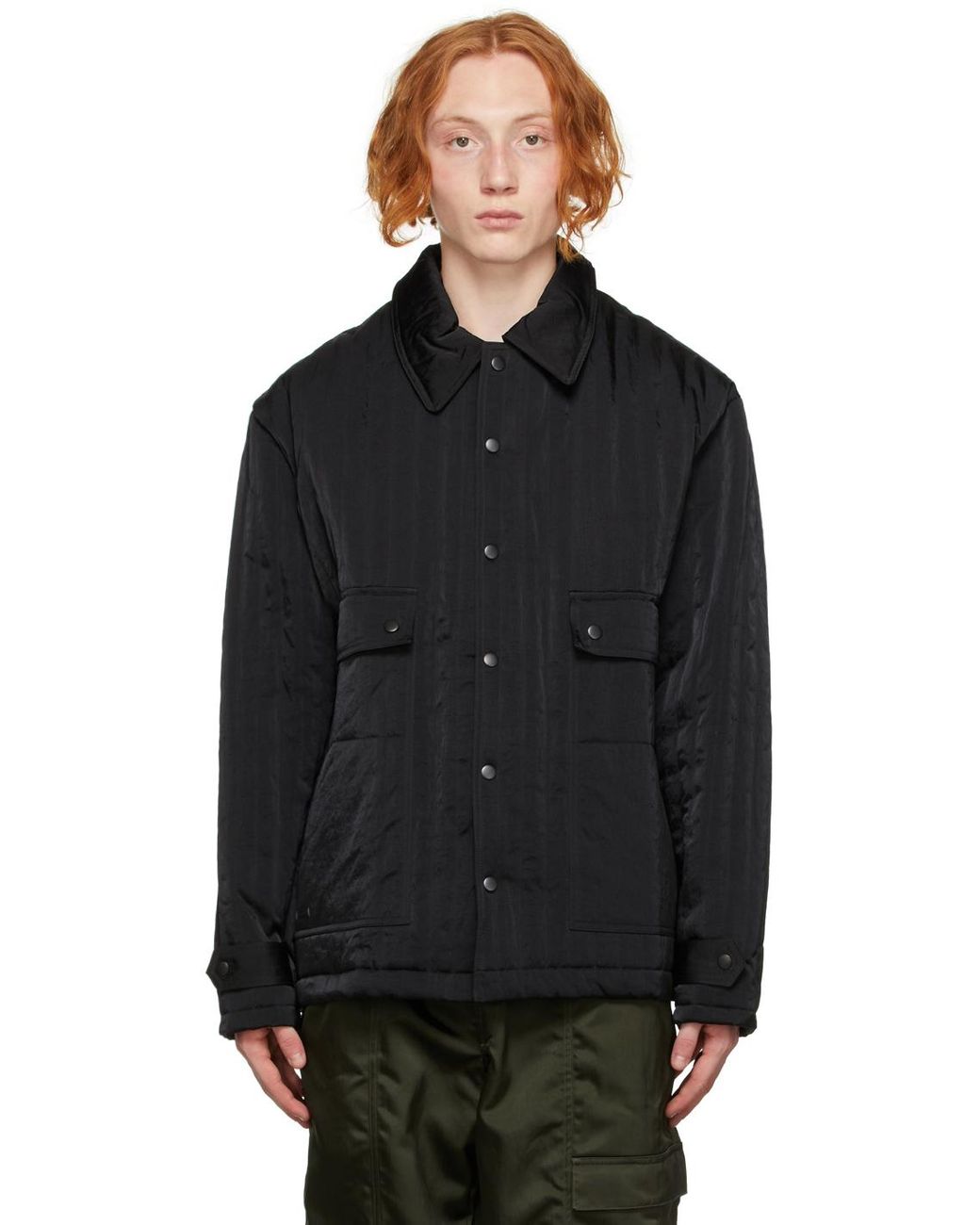 True Tribe Synthetic Black Quilted Felix Jacket for Men | Lyst