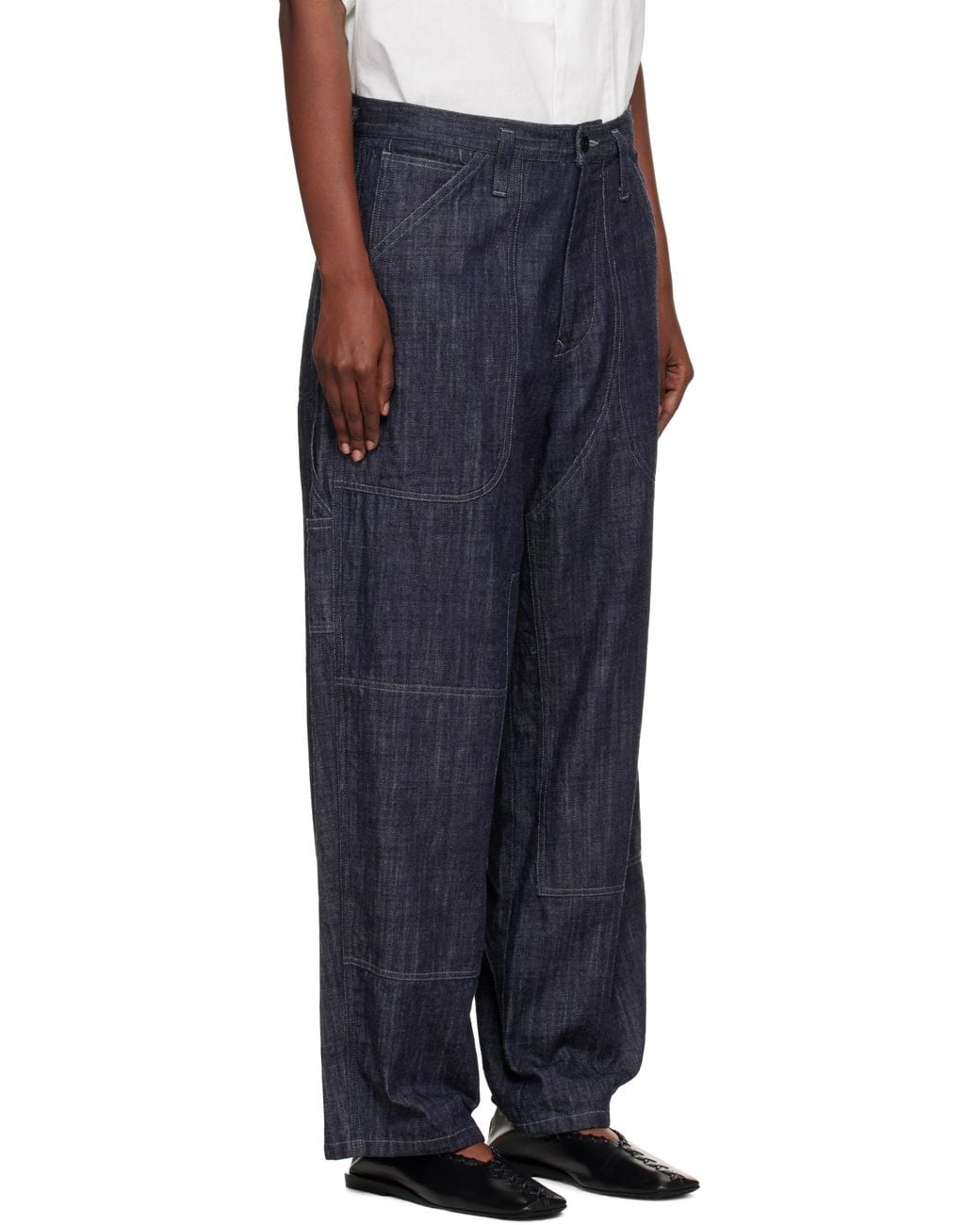 Y's Yohji Yamamoto Blue U-Work Jeans