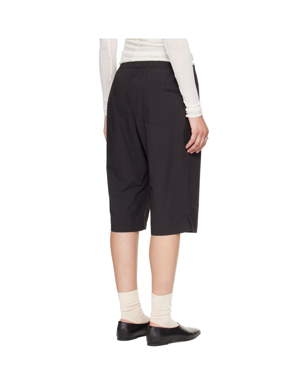 Literary Sport Black Kitty Shorts