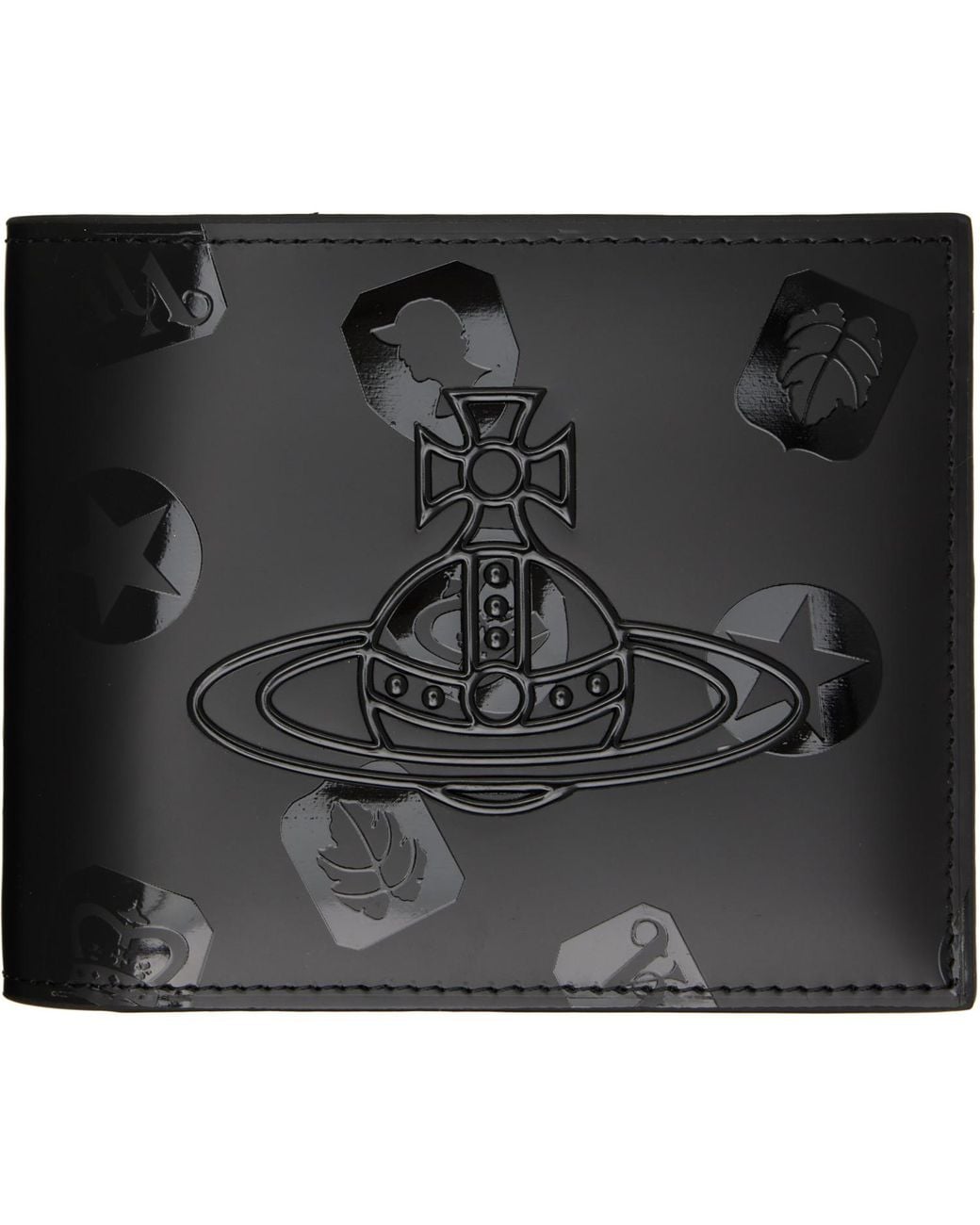 Vivienne Westwood Black Bifold Wallet for men
