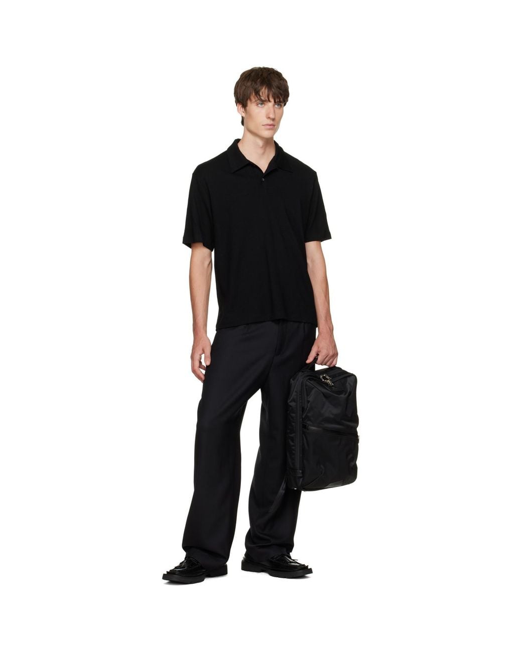 Master Piece Black Progress Backpack for men