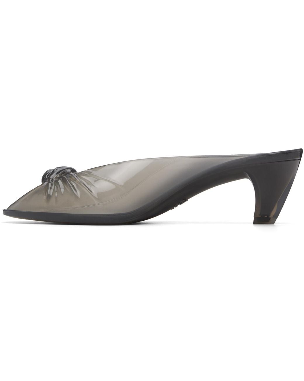 Chloé Gray Jelly' Mule Heeled Sandals
