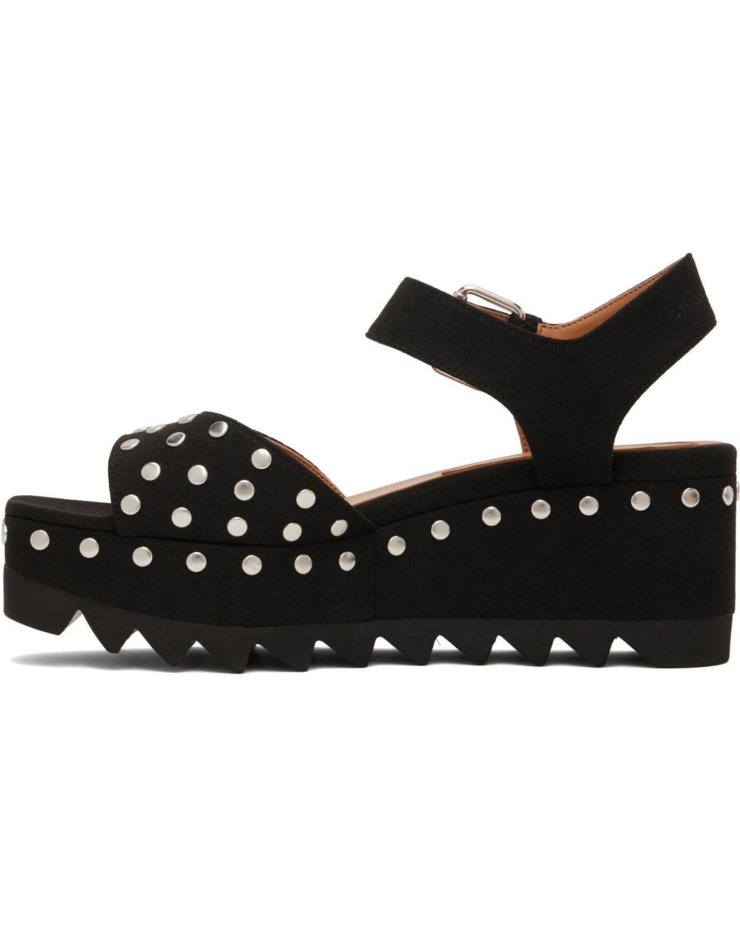 Stella McCartney Black Elyse Heeled Sandals