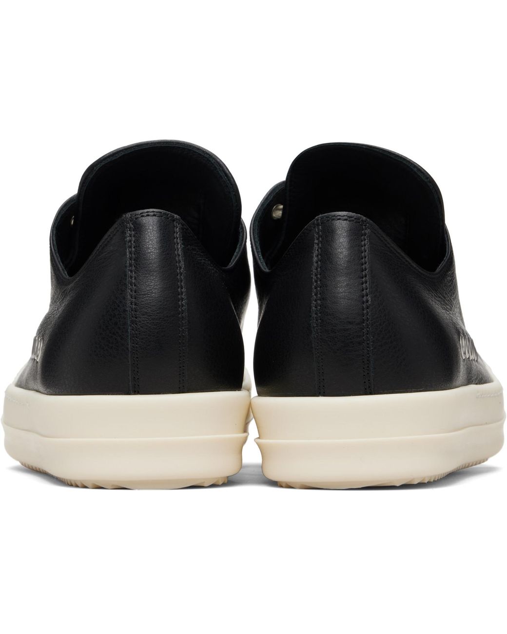 Rick Owens Black Temple Extreme Low Sneakers for men