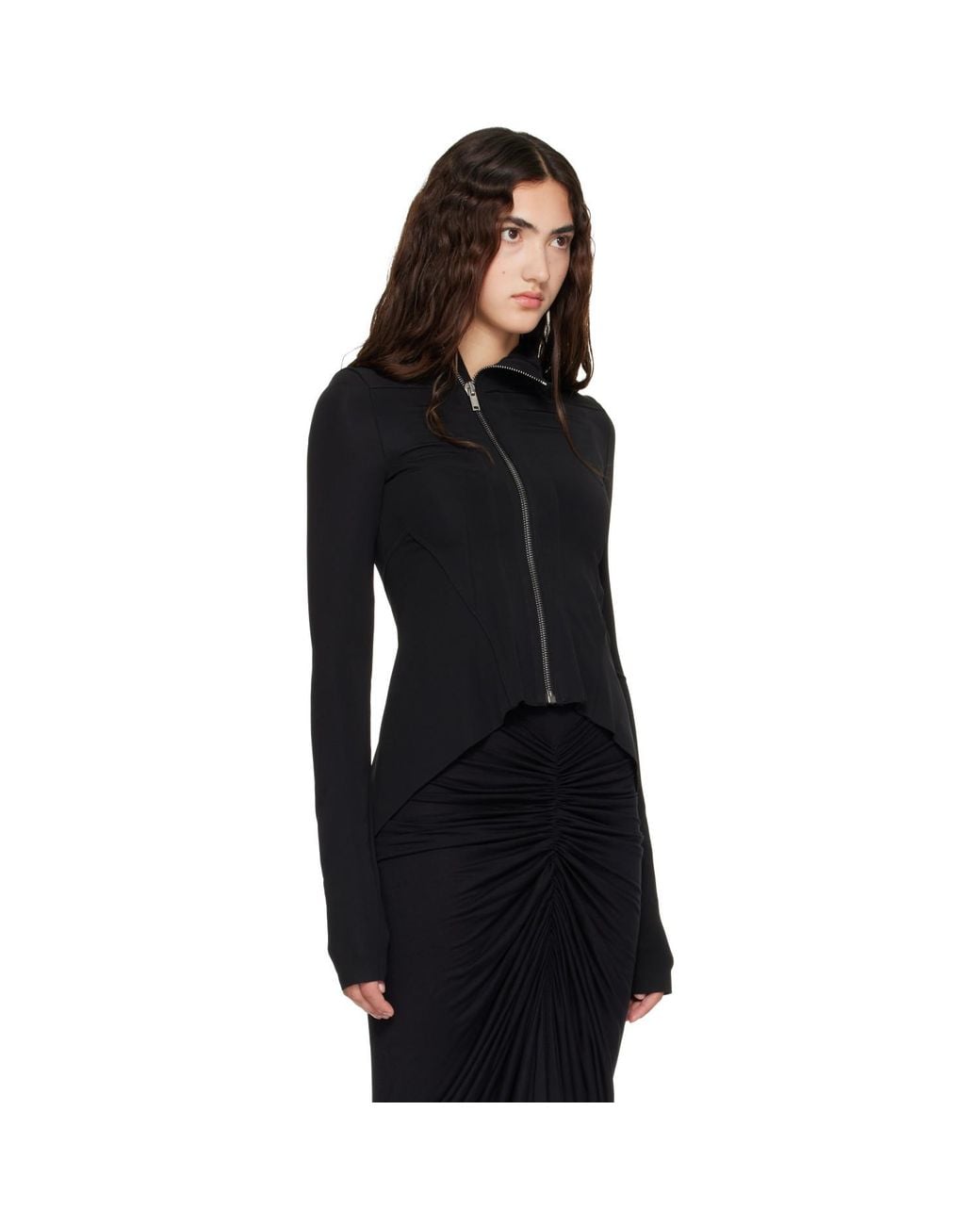 Rick Owens Black Tower Naska Gary Jacket