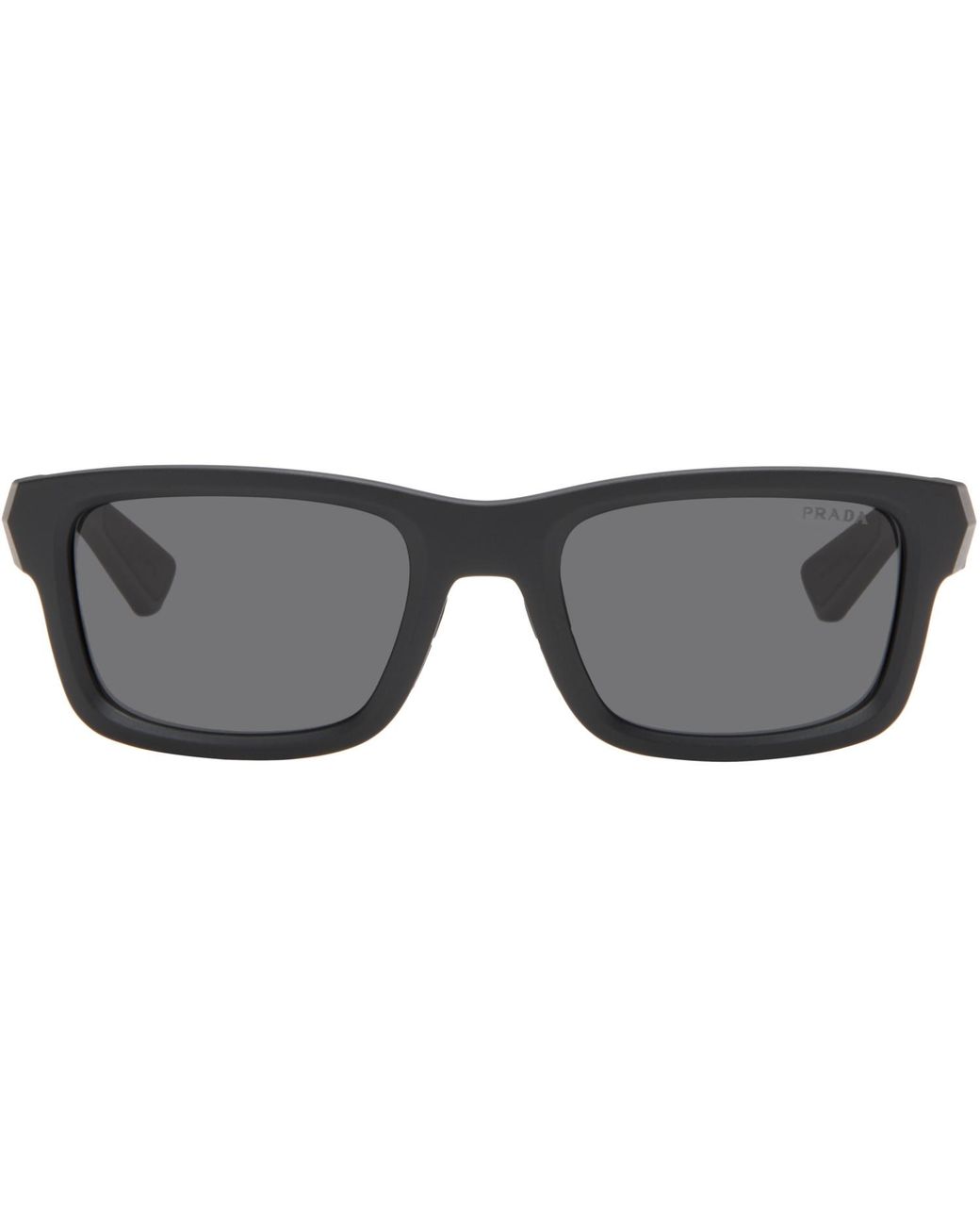 Prada Gray Ps B10S Sunglasses for men