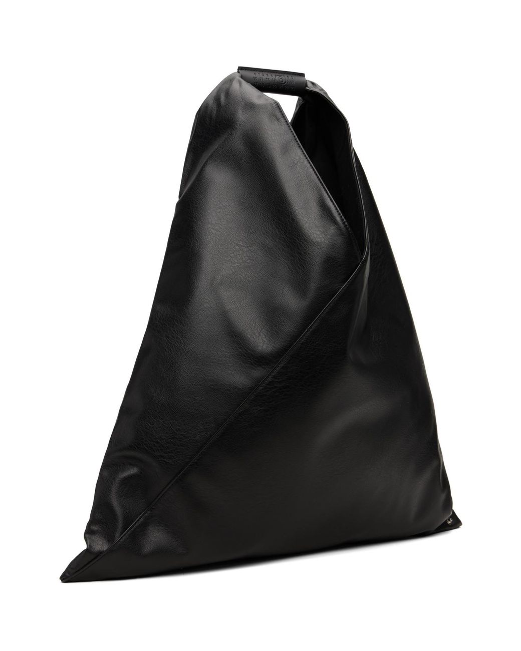 MM6 by Maison Margiela Black Classic Triangle Tote