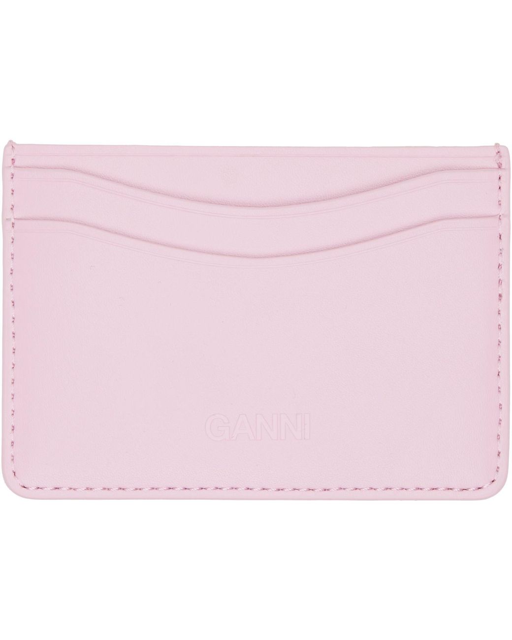 Ganni Pink Bou Card Holder