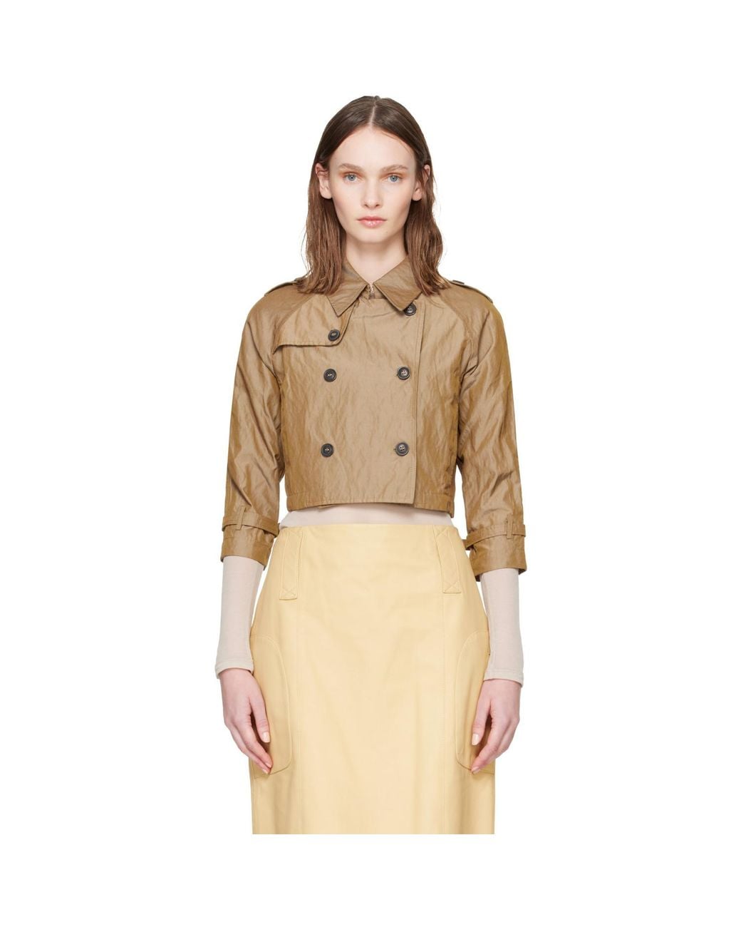 Paloma Wool Natural Khaki Costelo Trench Coat