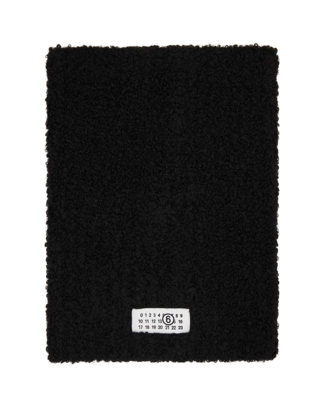 MM6 by Maison Margiela Black Zip Up Collar