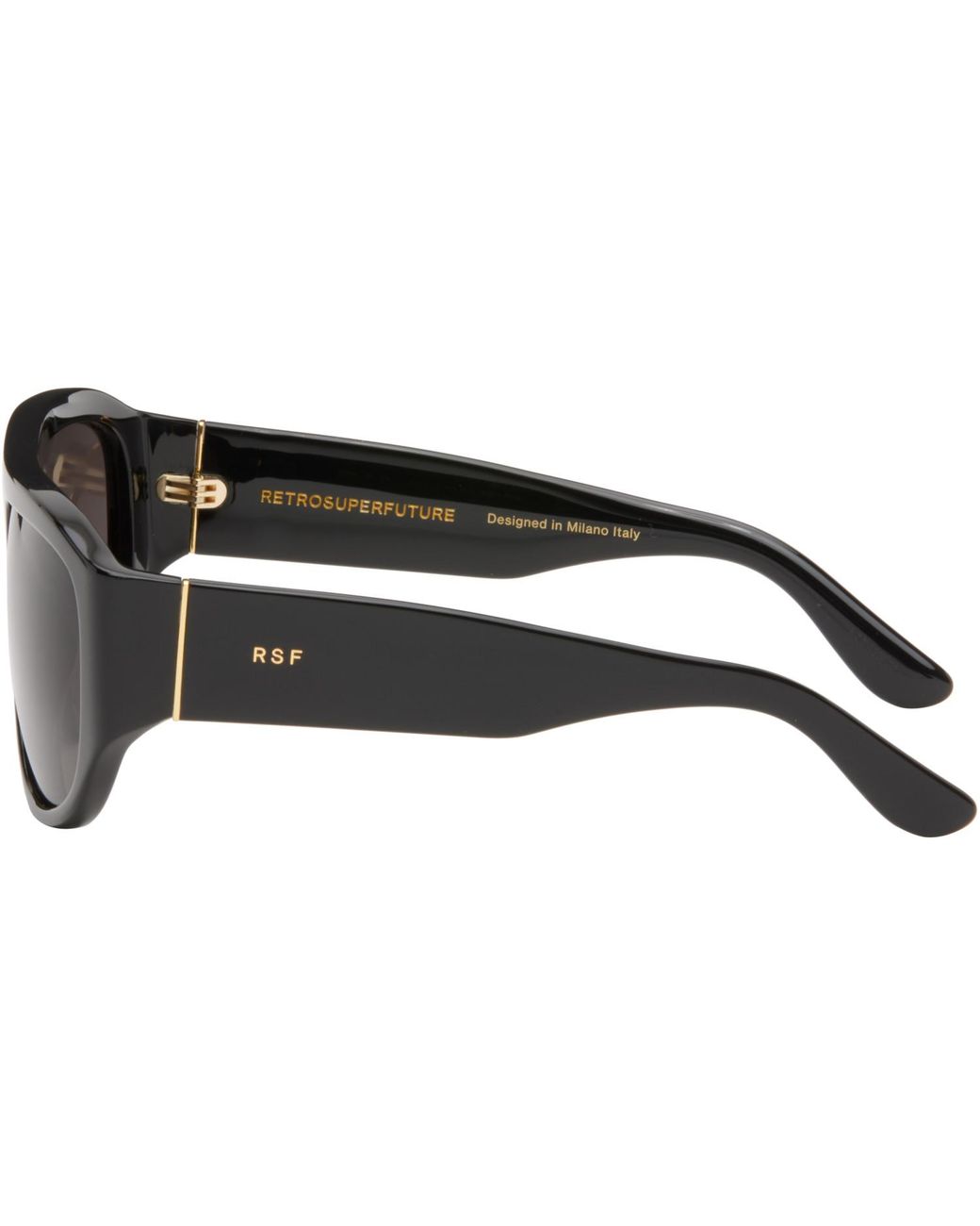 Retrosuperfuture Black Biscotto Sunglasses for men